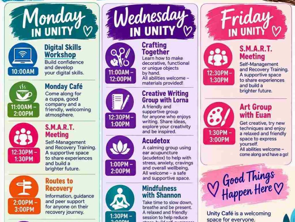Unity timetable 2026 10